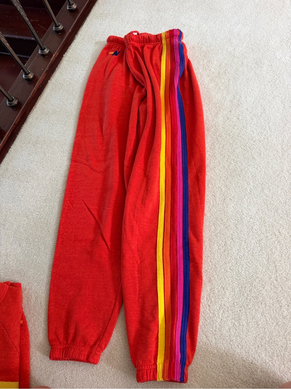 Aviator Nation 5 Stripe Rainbow Sweatset - Picture 5 of 7